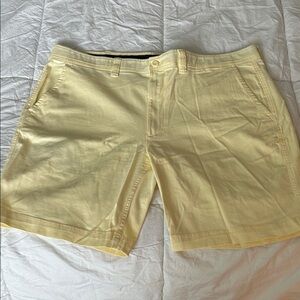 St. John's Bay Light Yellow Men's Flat Front Shorts